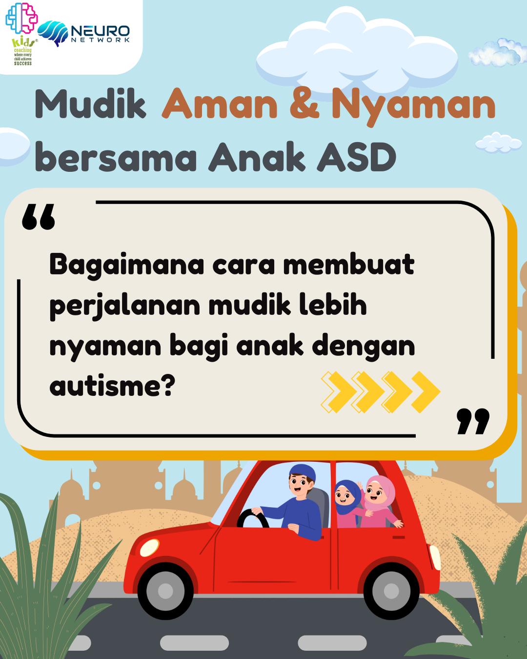 Mudik Aman dan Nyaman bersama Anak dengan Autisme